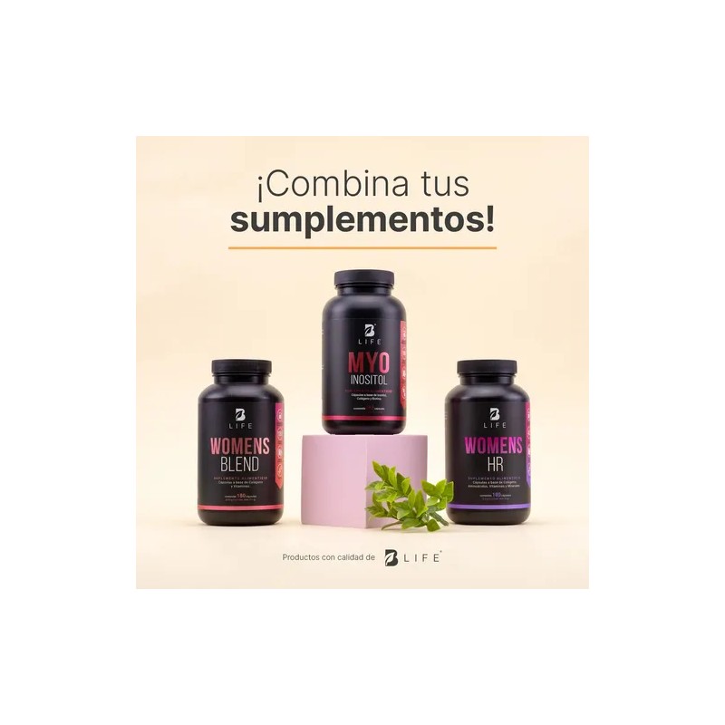 Multivitaminico De Mujer 180 Cápsulas Vitaminas Mujer B Life Sabor