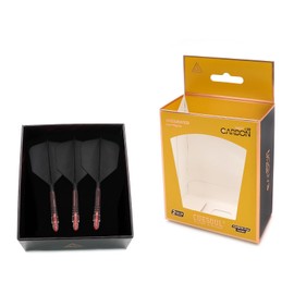 CUESOUL ROST T19 Carbon Integrated Dart Shaft and Flight Big Wing Shape, Set of 3