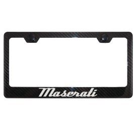 MVP Carbon Fiber License Plate Frame for Maserati