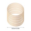 sillervan 4 Sizes Wooden Bamboo Hoop Set, Dream Catcher Bamboo