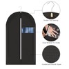 Asiulalt 5 Pack Garment Bag for Hanging Clothes, 55 Inch