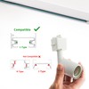 mirrea L Type Track Lighting Head to E26 Medium Screw