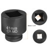 HARFINGTON 4 Point Square Socket 1" Drive 41mm Metric Square