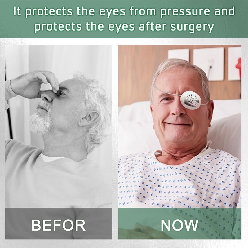 LMYzhijia Adjustable Aluminum Eye Mask Post-Cataract Surgery Recovery Eye Cover