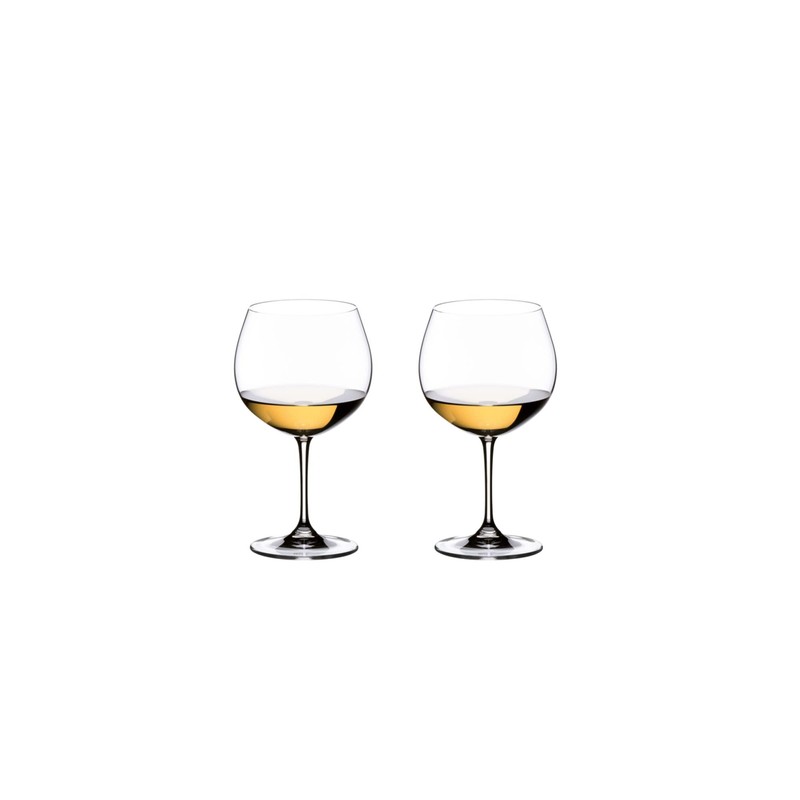 Riedel VINUM Montrachet/Chardonnay Glasses, Set of 2 Includes Wine Pourer