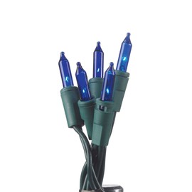 Celebrations Inliten 4004-71 Mini 100 Light Set - Blue Bulbs