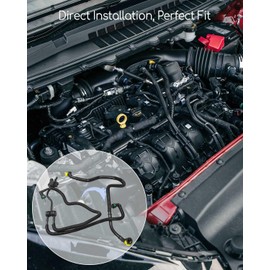 Vapor Canister Purge Valve Hose Fits for Ford Edge 2.0L EcoBoost Lincoln MKX Lincoln MKZ Lincoln Nautilus 2015-2023, Durable Tube Assembly Fuel Vapour Separator Replace F2GZ9D289A