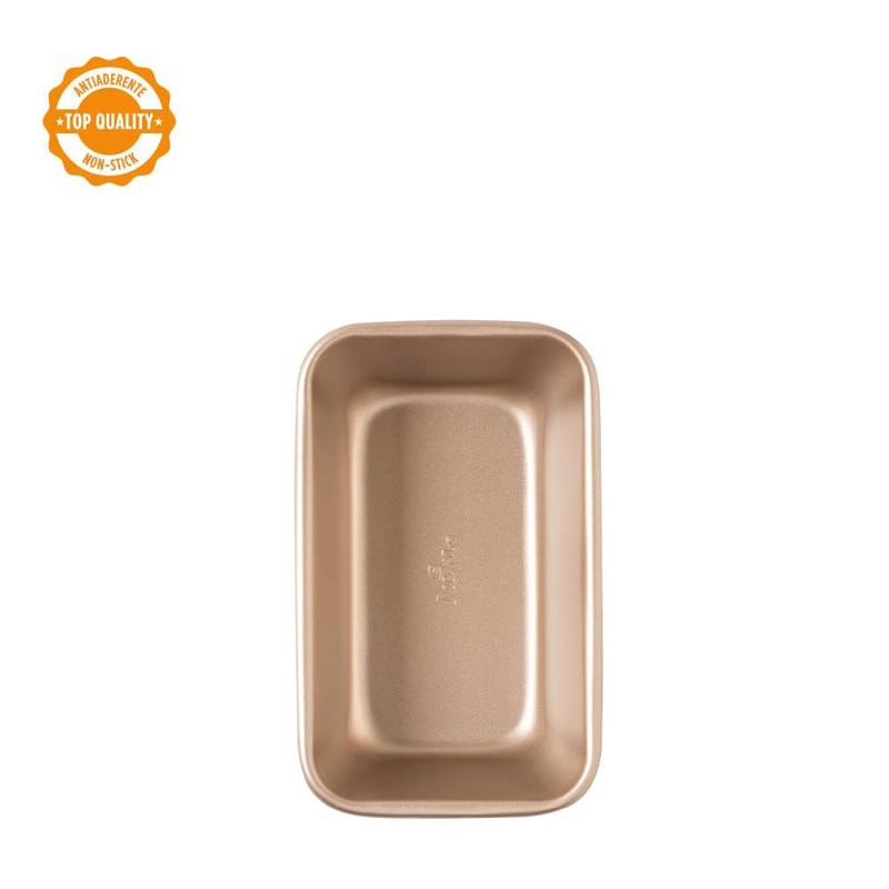 DECORA, 0070106 Gold Line Plumcake Mould 18.5 x 11.5 x