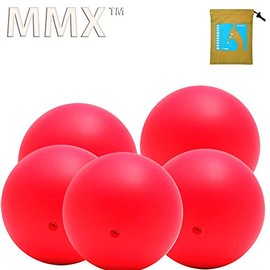 MMX Set of 5 pro juggling balls 70mm Red