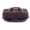 TSD Brand Stone Creek Waxed Canvas Duffel Bag (Navy)