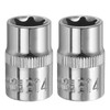 sourcing map 2pcs E-Torx Socket 3/8" Drive E14 External Torx