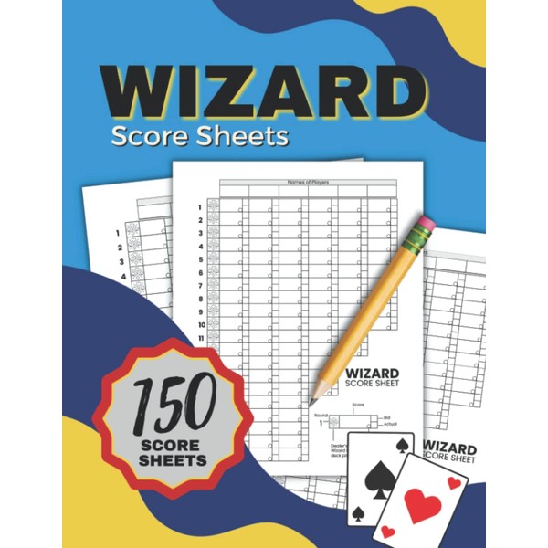 Wizard Score Sheets: 150 Sheets For Scorekeeping