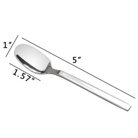 Doryh Cucharas de Café Pequeñas, Juego de Cucharas de Café de Acero Inoxidable, 12 Piezas