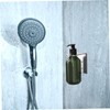 SHOWERORO Stainless Steel Soap Dispenser Holder Wall Mount Bathroom Organiser