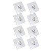 8pcs French Standard Socket 16A Wall Mounted Socket Wall Outlet