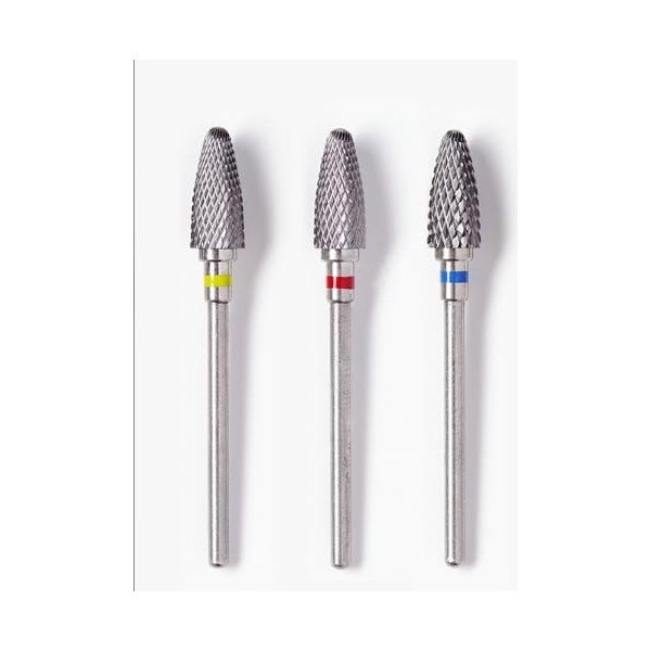 6 Pcs 3/32" 5 in 1 Professional Carbide Nail Drill