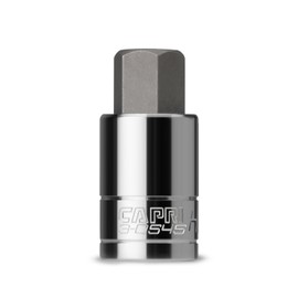 Capri Tools 3-0545 17 mm Hex Bit Socket, 1/2-Inch Drive, Metric