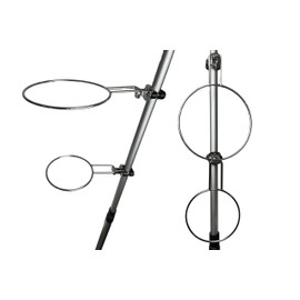 Vinland Marine 304 Stainless Steel Boat Fender Holder, Boat Fender Rack, Boat Fender Holders for a Boat Rail Boat Bumper Holder Adjustable Boat Fender Hangers Boat Buoys Bumper and Boat Mooring Buoys