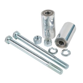 TCT-MOTORPARTS Motorcycle 2'' Rise Handlebar Risers Compatible with Harley Sportster Models, Softail and Dyna Models