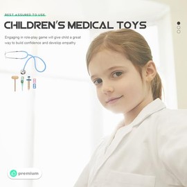 Gadpiparty 1 Juego Doctor de Juguete Kits de Doctor para niños realistas Suministros para niños Kit niño Juguetes simulación médica Juguetes niña Acce
