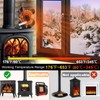 VODA Wood Stove Fan Heat Powered Fireplace Fan No Electric,