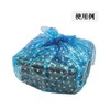 Fukusuke Industries Poly Furoshiki Polka Dot Blue 3.5 inches (90