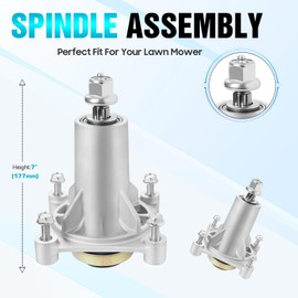 Autsurles Spindle Assembly Fit for AYP 187292 192870 for Craftsman 532-18-72-92 532 18 72-81 for 42" 46" 48" and 54" decks