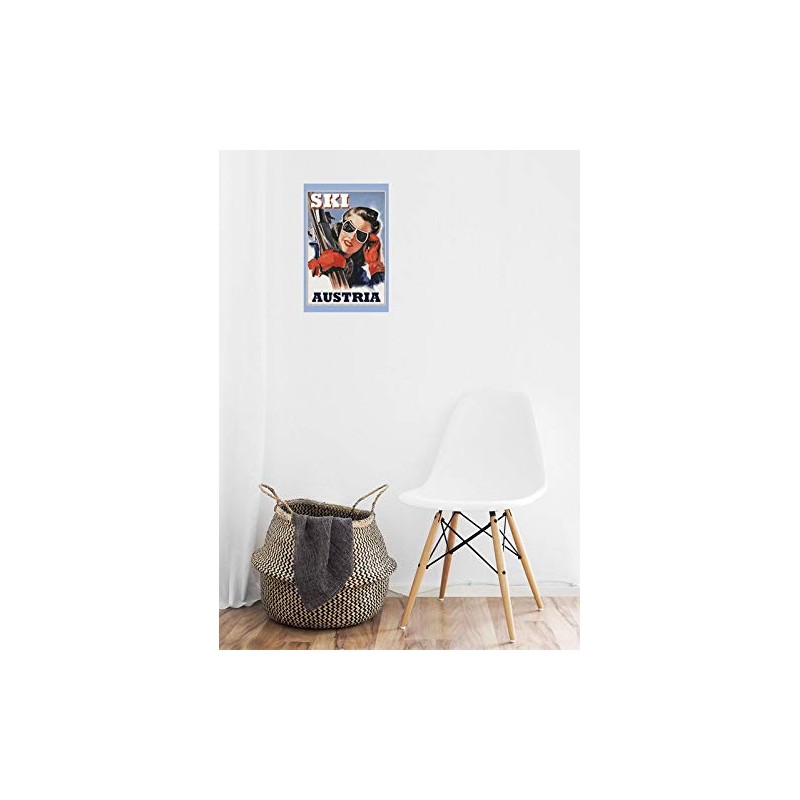 Tin Sign 20 x 30 cm Curved Including 4 Magnets