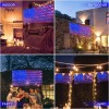 PUHONG (New) American Flag Lights, 420 LED USA Flag Net