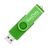 SunData 16 GB USB Flash Drives Rotate Metal Pack of