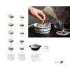 Awasaka PF-808 Flatware, Line Flower, Range Pack, Small, Diameter 4.3