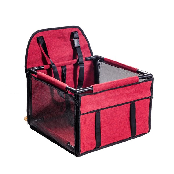 Dog Car Seat Foldable Dog Car Booster Seat Waterproof Breathable