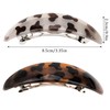 Bumlofa 2er-Set Leopard Haarklammern - Trendige Haarspangen Damen für Stylische