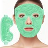 2 Piezas Máscara de Hielo para Ojos y Cara, Mascarilla