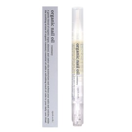 spahinoki Organic Nail Oil, 0.09 fl oz (2.5 ml) (Pen Type), Cuticle, Moisturizing, Argan Oil, Almond Oil, Castor Oil, Rosemary Leaf Oil