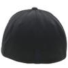 HOOEY Men's Flexfit Fitted Hat (Small/Medium, Black)