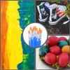 100 Pieces Small Flat Paint Brushes Art Paintbrushes Flat Top