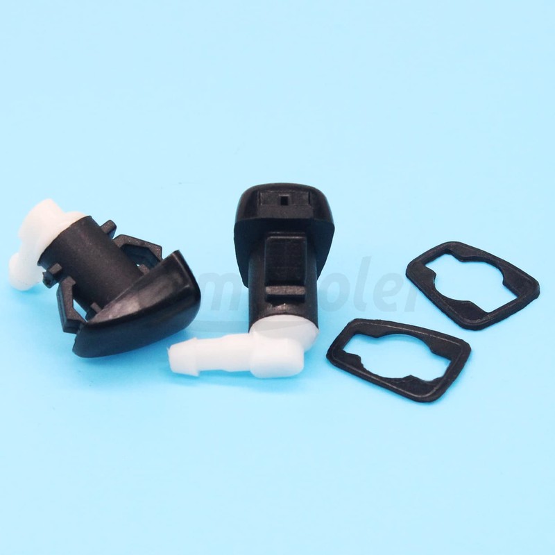 Amavoler 4 PCS Windshield Washer Nozzles Wiper Spray Replacement Fit