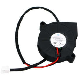 Blower Fan DC 12V 2W 0.18A,Length 1.97 Inch Height 1.97 Inch Thichness 0.59 Inch Circular Frame DC Brushless Fan,5000 RPM DC Cooling Fan,2.5-2P pin(DC12V5015H12S)