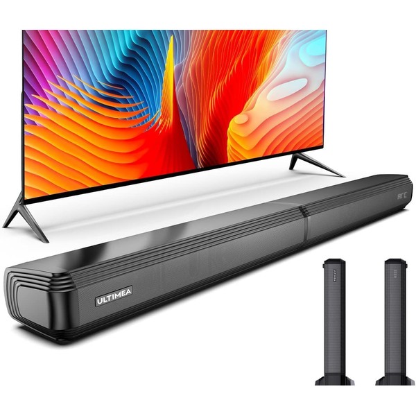 ULTIMEA 2.2ch Sound Bar for Smart TV, Peak Power 100W,