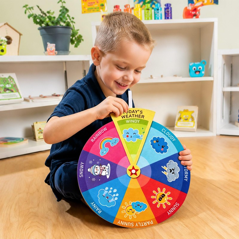 Weather Wheel for Kids Weather Chart for Classroom Preschool Decor