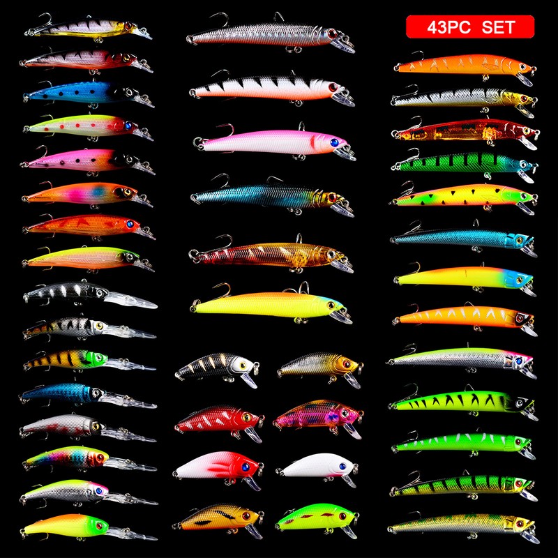 Fishing Lures Set Artificial Hard Bait Bionic Fishing Lure Minnow