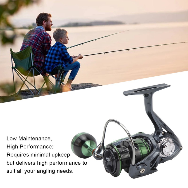HFA2000 Full Metal Fishing Reels 5.2:1 Gear Ratio 13+1 Ball