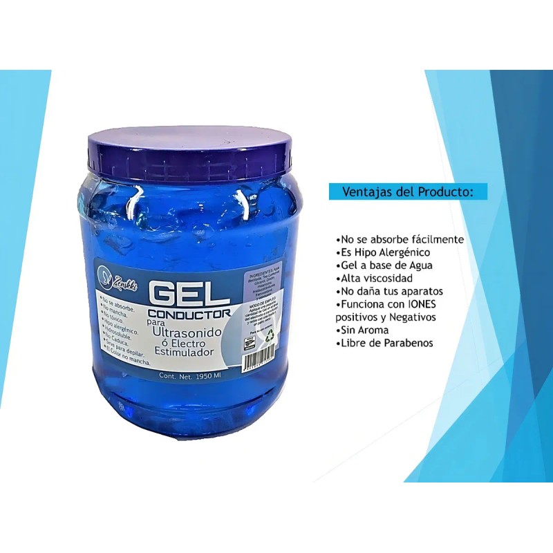 Gel Conductor Ultrasonido Electro Estimulador 1950
