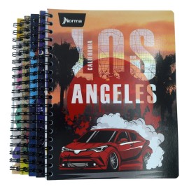 Libreta Profesional Norma Basic 100 Hojas Rayas 5 Piezas Color Combinado