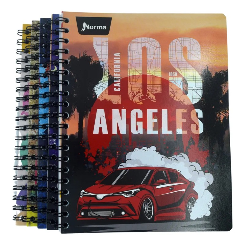 Libreta Profesional Norma Basic 100 Hojas Rayas 5 Piezas Color