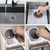 Miibox Silicone Kitchen Sink Drains Strainer, Wide Rim 4.65" Diameter