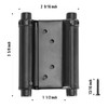 HBL' 4 Pack Swing Door Hinges, 3 Inch Double Action