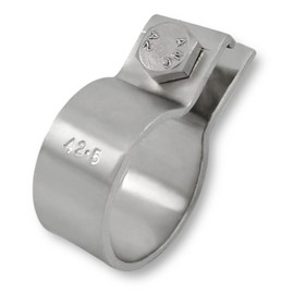 DIN Clamp Stainless Steel Solid Clamp Pipe Clamps from 30.2 - 124.5 mm (42.5 mm - 1.65 Inches)