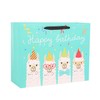 13" Cute Llama Birthday Gift Bag for Kids or Adults,